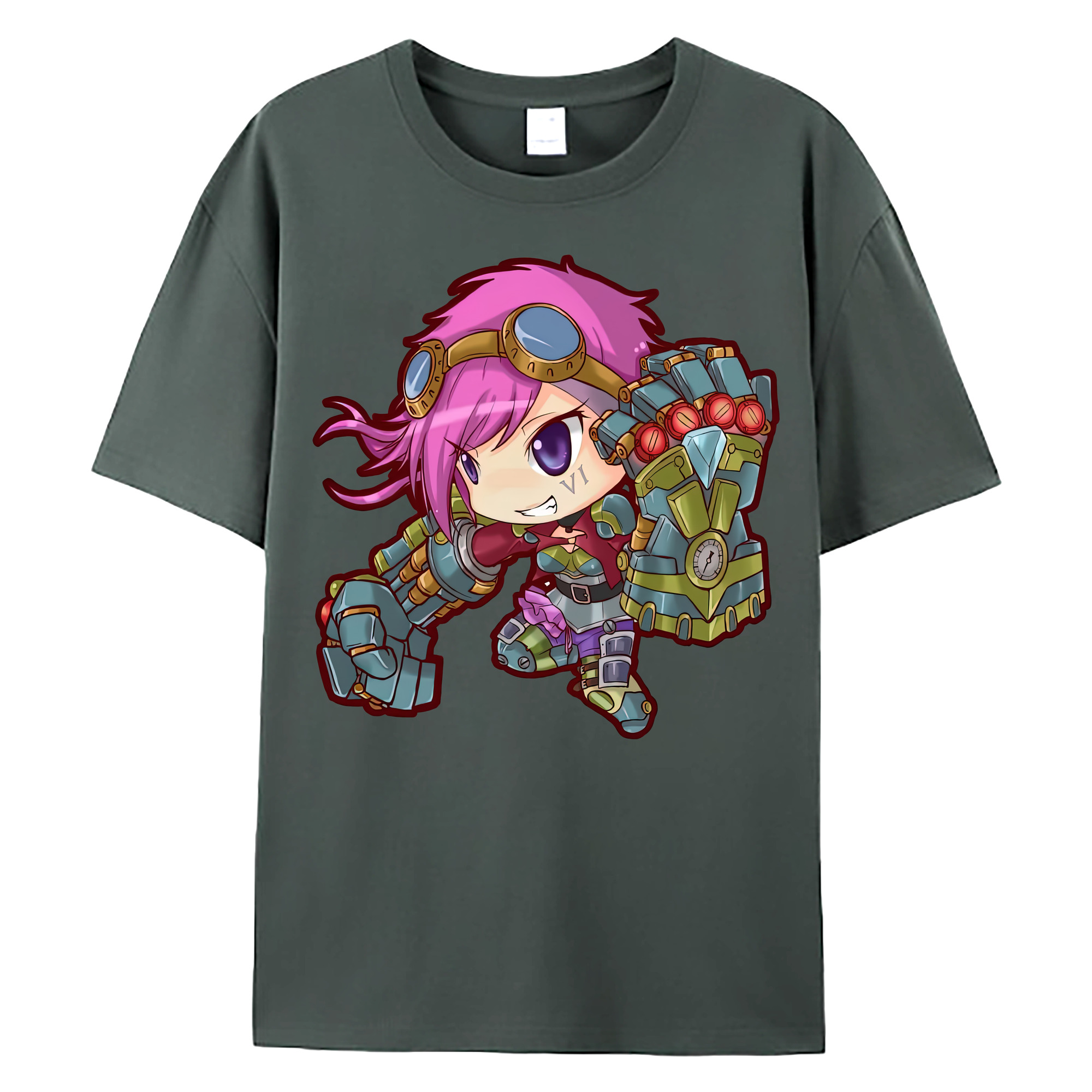 （画像用） リーグ・オブ・レジェンド League of Legends LOL 綿100％ メンズ半袖Tシャツ｜肌触りやわらか＆通気性